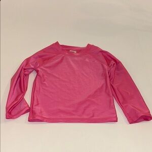 Vibrant Pink Long Sleeve rashguard Top